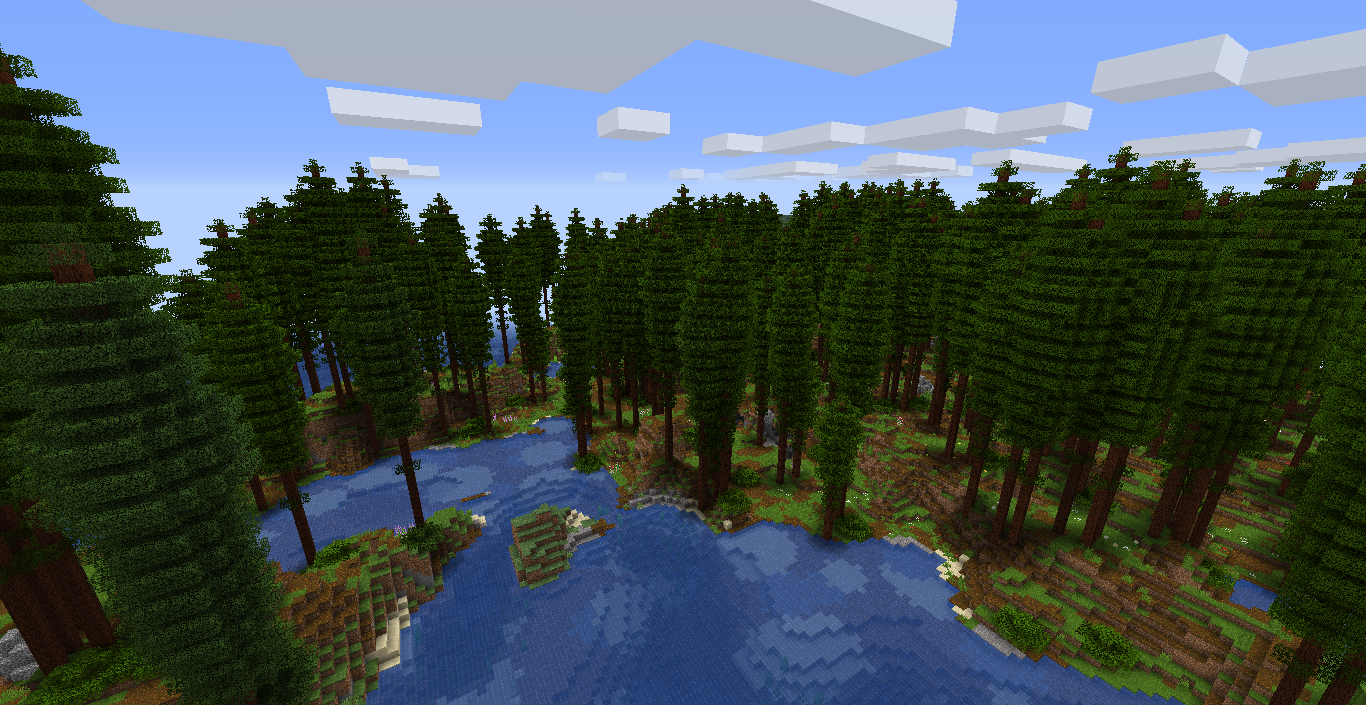 Разнообразные биомы Minecraft: лес, пустыня и снежные горы