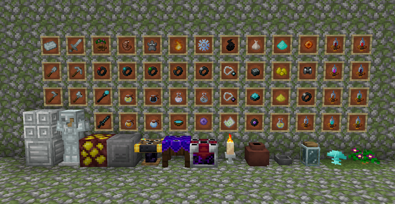 Папка mods в Minecraft с установленными файлами модификаций