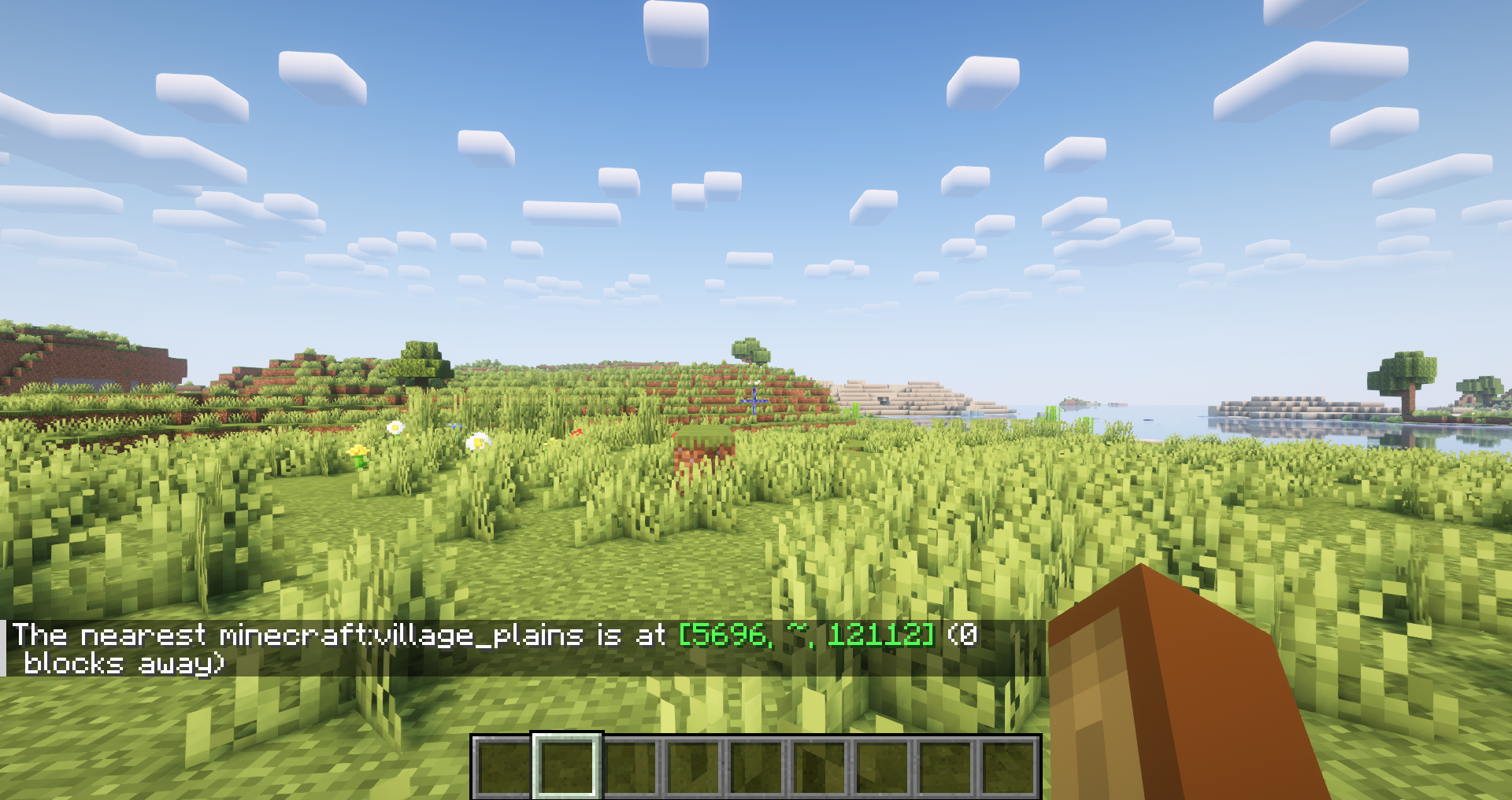 Пример кастомизированной деревни в Minecraft с модом Village Nullifier: Terralith