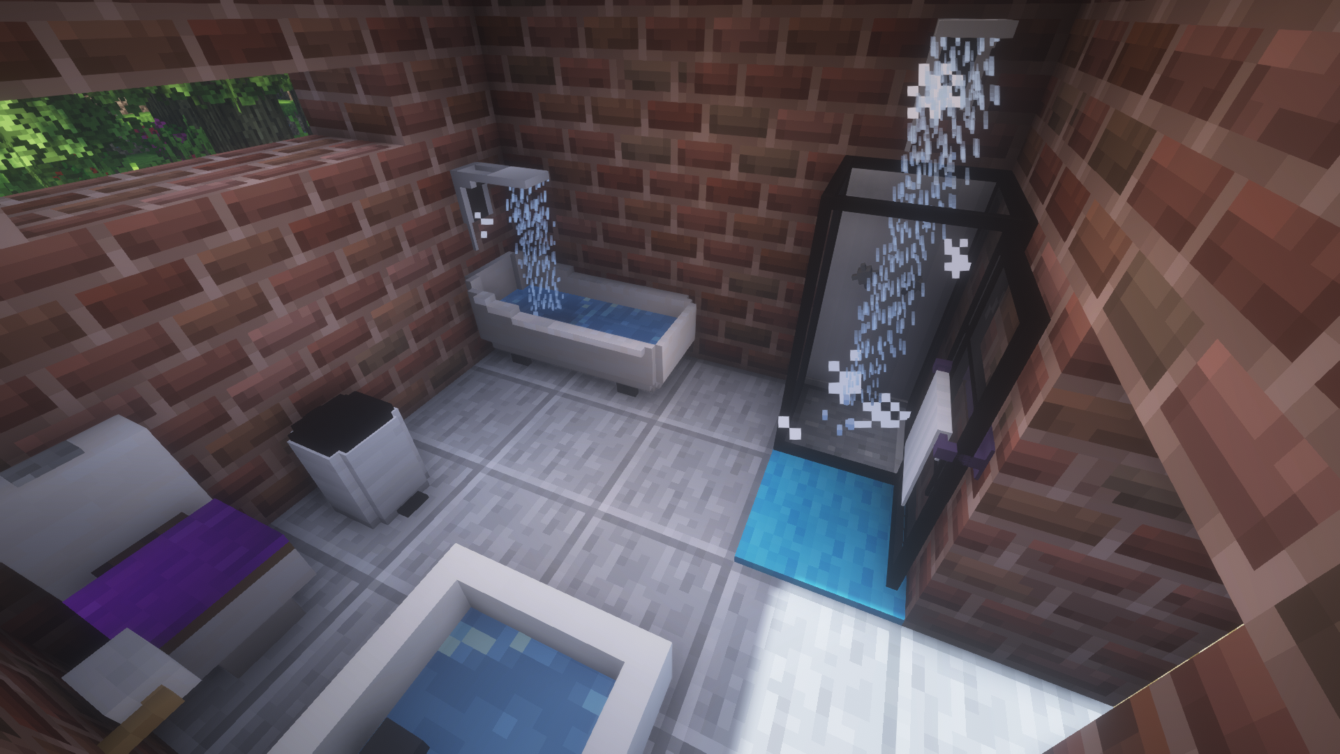 Грандиозный средневековый замок, построенный игроком в Minecraft