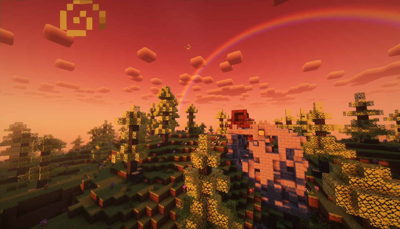 Пример сервера Hypixel с мини-играми в Minecraft