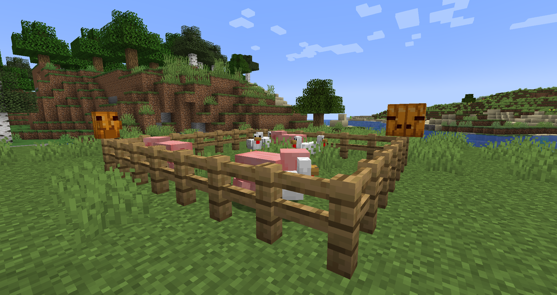 Разнообразие биомов в Minecraft: лес, пустыня, горы