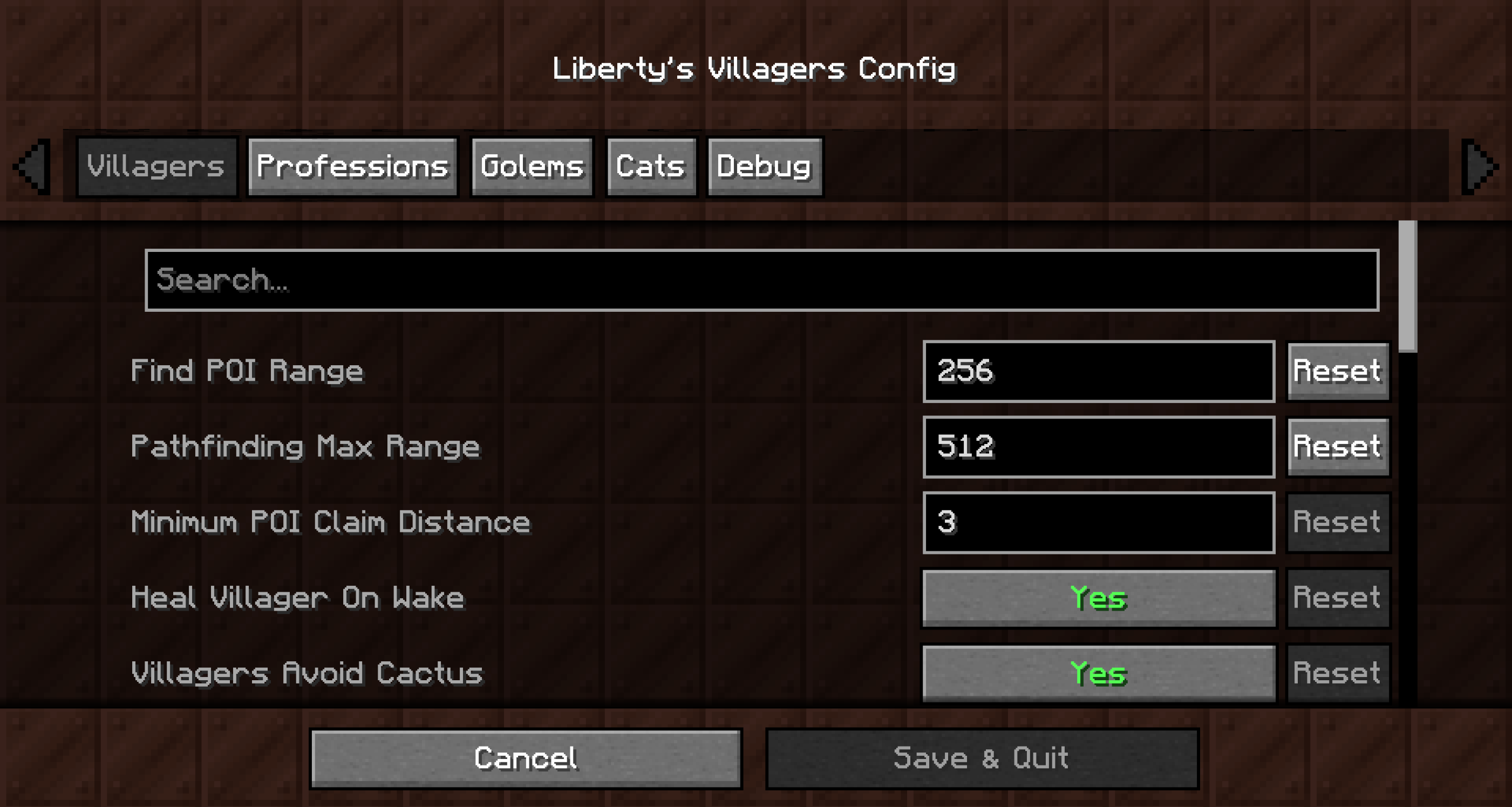 Торговля и экономика в моде Liberty's Villagers