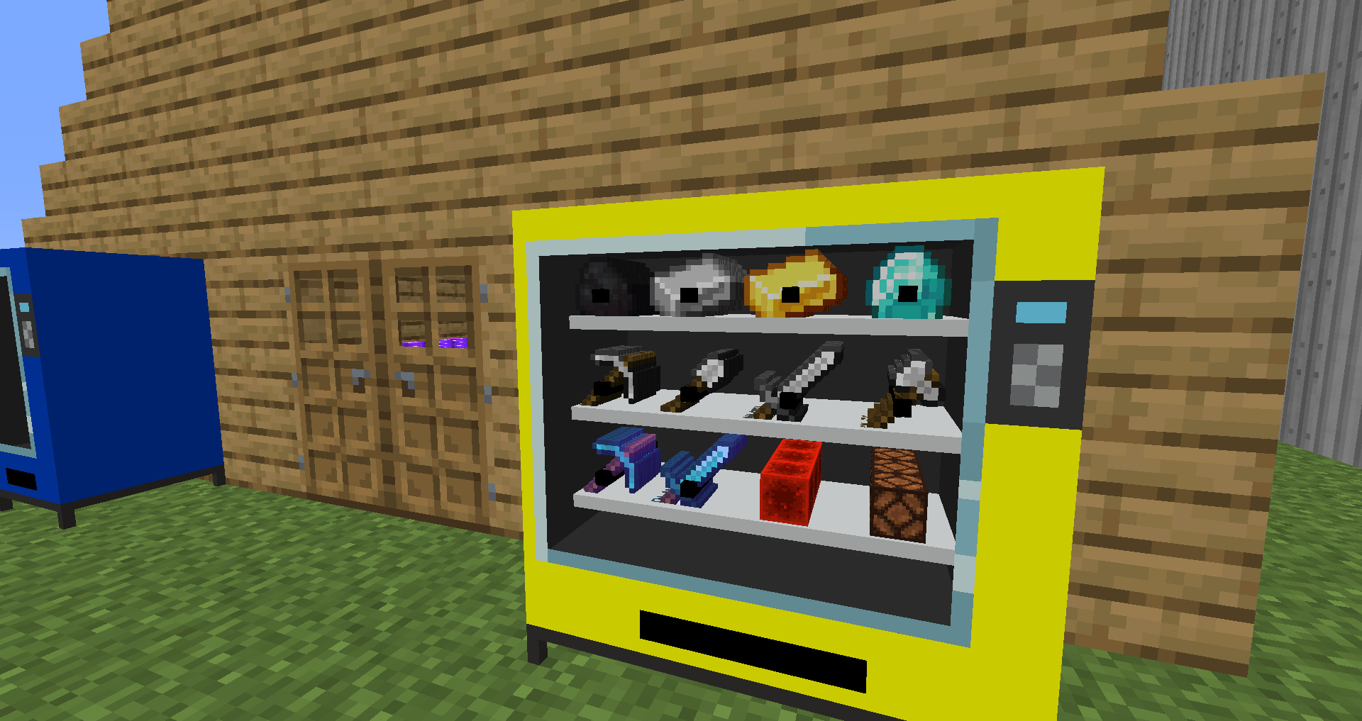 Красивая постройка в Minecraft с использованием новых блоков из обновлений