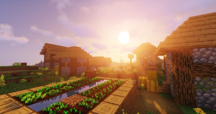 Сравнение графики Minecraft с шейдерами и без, реалистичные тени и отражения