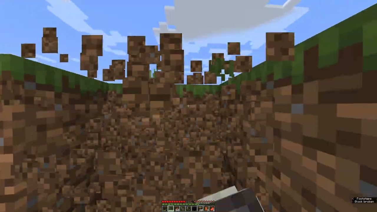 Крупный город в Minecraft с небоскребами и дорогами