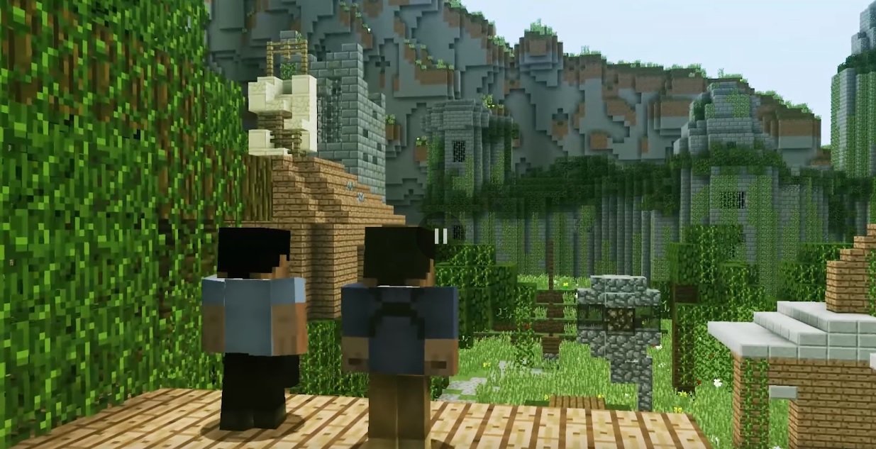Новые блоки бамбука и висячих знаков в Minecraft 1.20