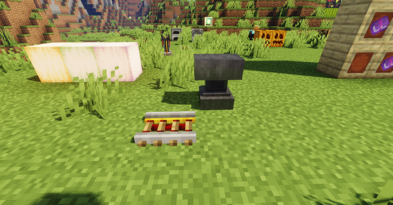Готовый мир в Minecraft с применением 3D-текстур