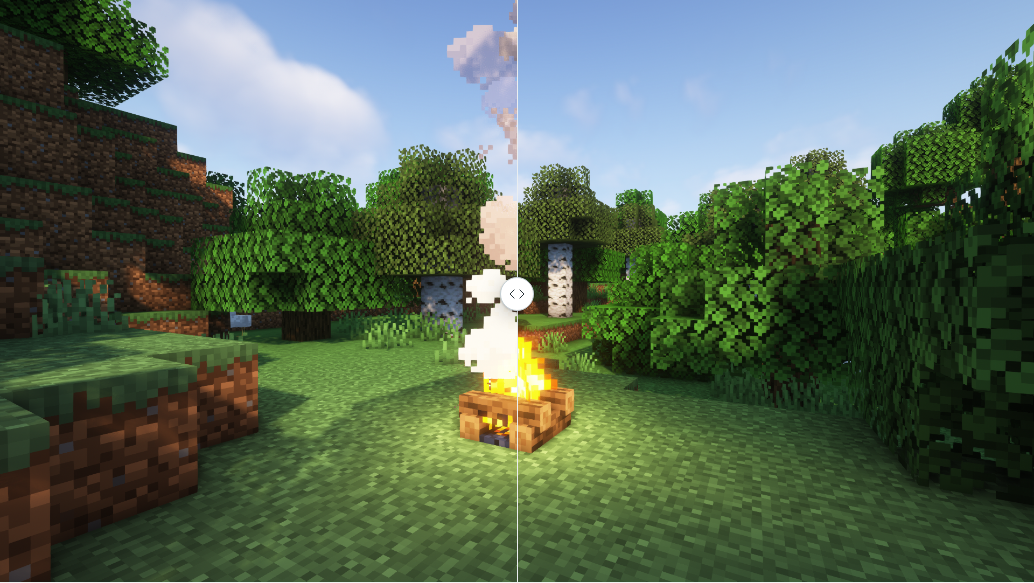 Игроки на сервере Minecraft в режиме Bed Wars