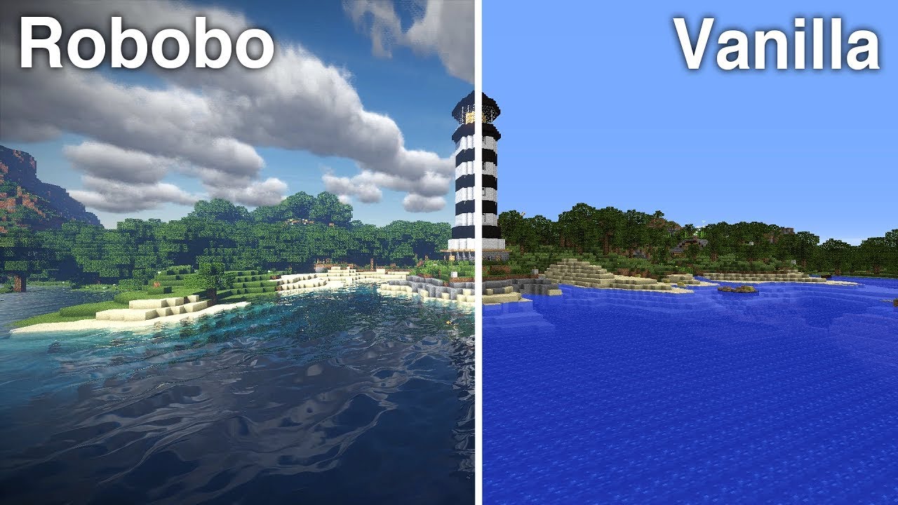 Красивый биом джунглей в Minecraft с реалистичными шейдерами