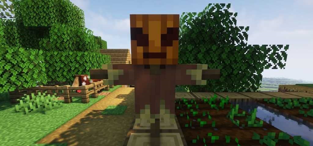 Разные варианты пугал в Minecraft с уникальным дизайном