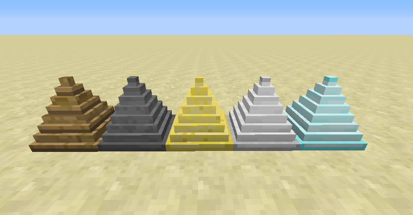 Интерфейс верстака в Minecraft с рецептами крафта различных предметов