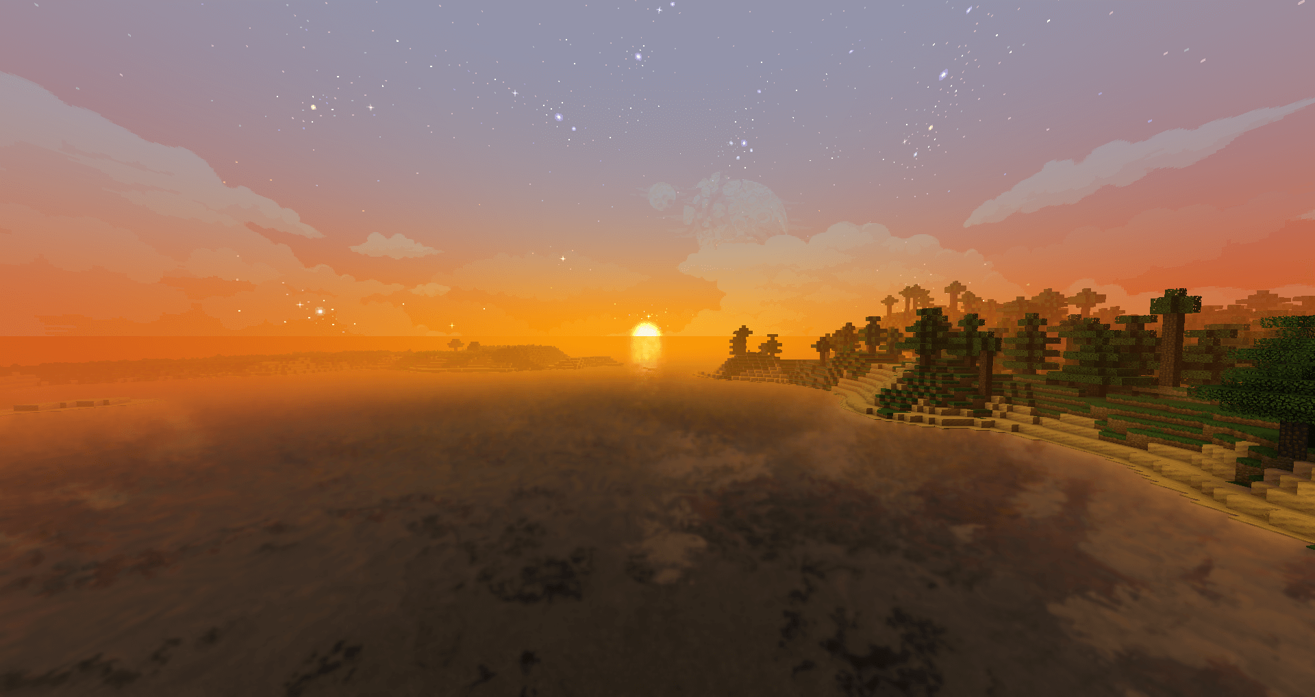 Разнообразие биомов в Minecraft: лес, пустыня, горы и океан