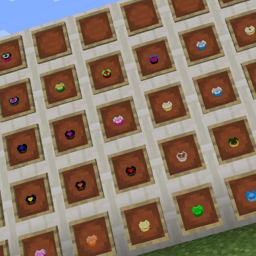 Интерфейс верстака в Minecraft с рецептами крафта