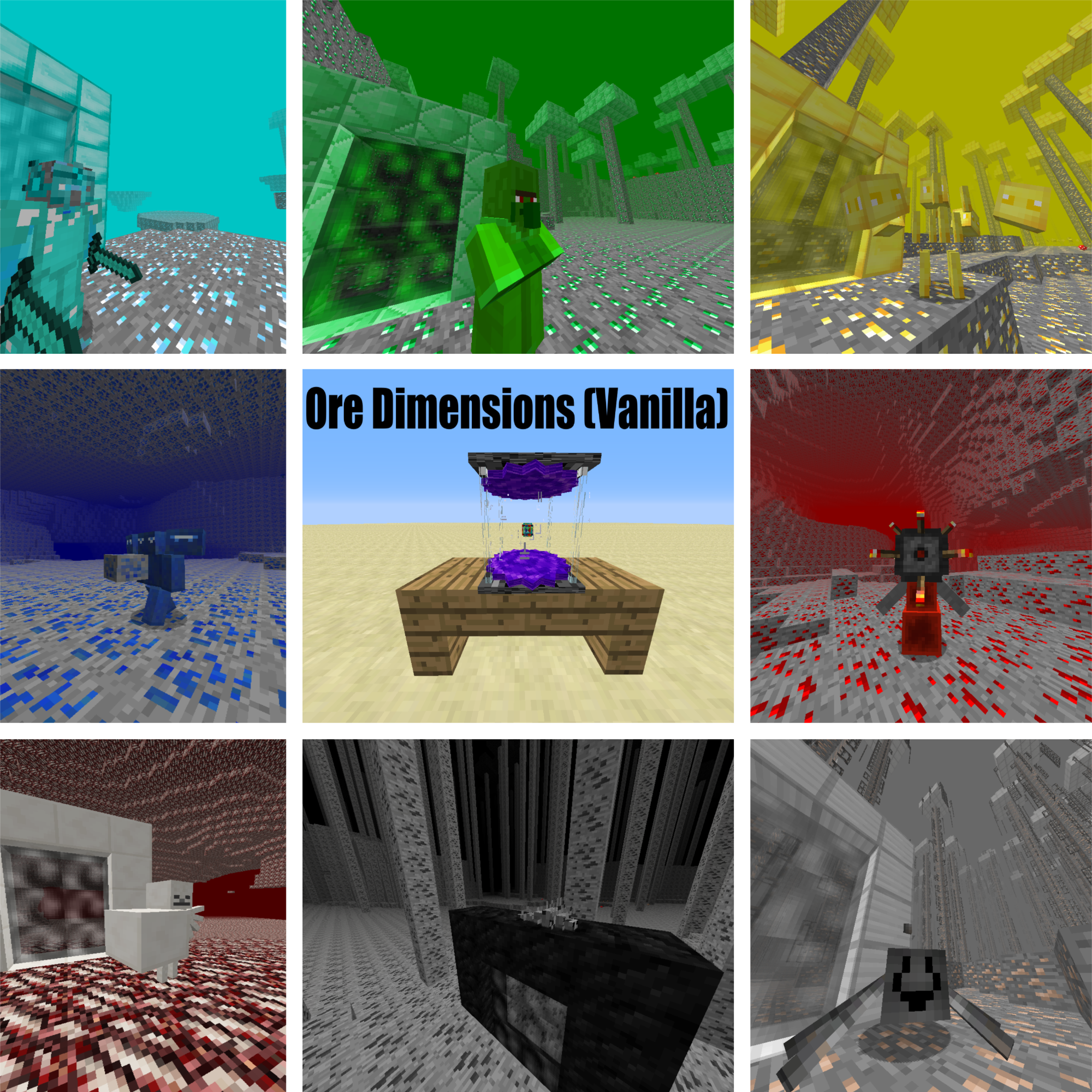 Ore Dimensions Vanilla  1.12.2