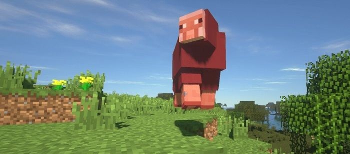 Игрок использует мод Punt Animal для перемещения коровы на ферме