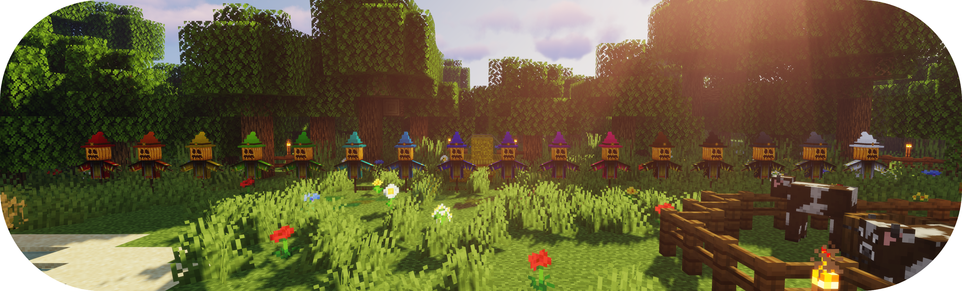 Интерфейс установки Fabric API для Minecraft с модом Scarecrows' Territory