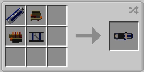 Игрок стреляет из ракетной установки по группе мобов в Minecraft