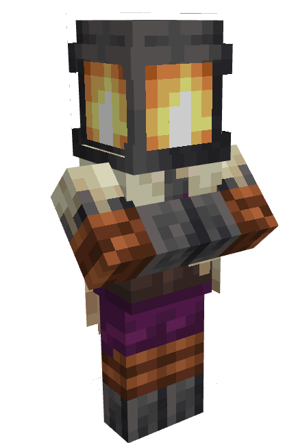 Группа автоматонов в деревне Minecraft