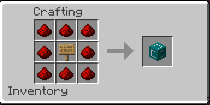 Крафт и рецепты для Claim Chunk в Minecraft