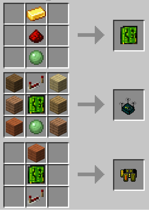 Пульт управления дроном в Minecraft с интерфейсом и кнопками для полёта