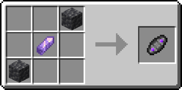 Готовый портал в Minecraft, созданный с помощью мода Portal Gates