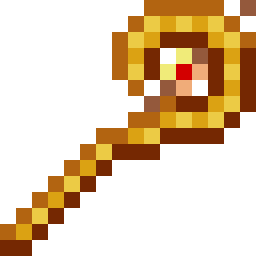 Разные виды магических посохов в Minecraft с уникальными визуальными эффектами