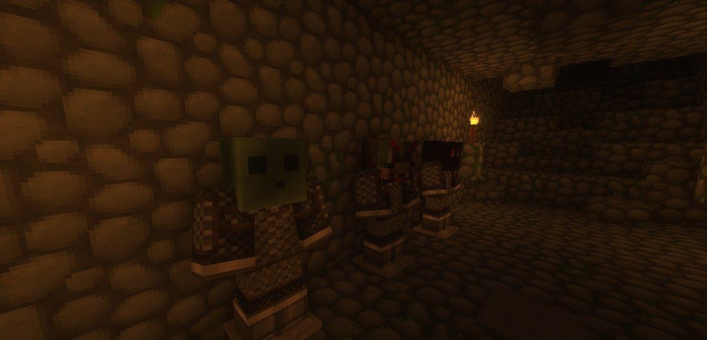 Пример реалистичного ландшафта в Minecraft с текстур-паком