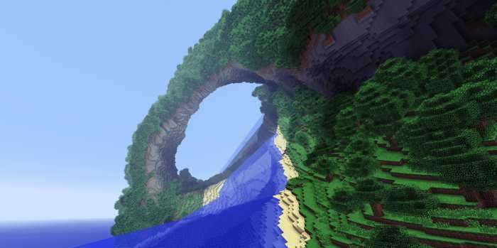 Реалистичная вода в Minecraft с отражениями и волнами благодаря шейдерам