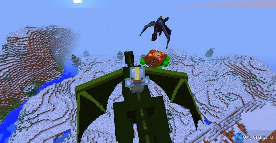 Крюк-кошка в руках персонажа Minecraft с детализированной текстурой