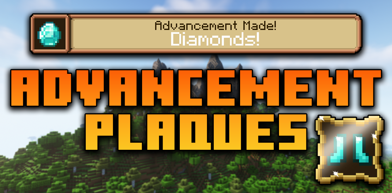 Advancement Plaques для Minecraft 1.18.2