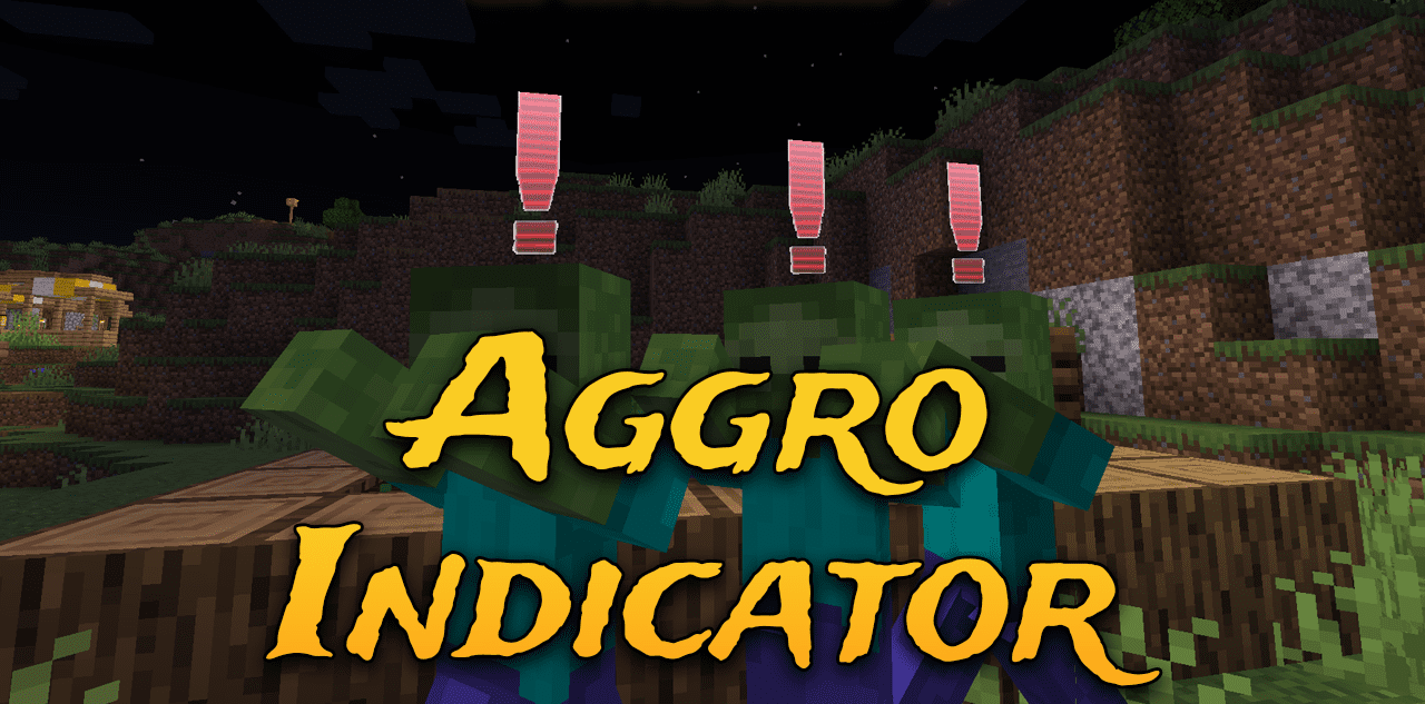 Aggro Indicator для Minecraft 1.21.4