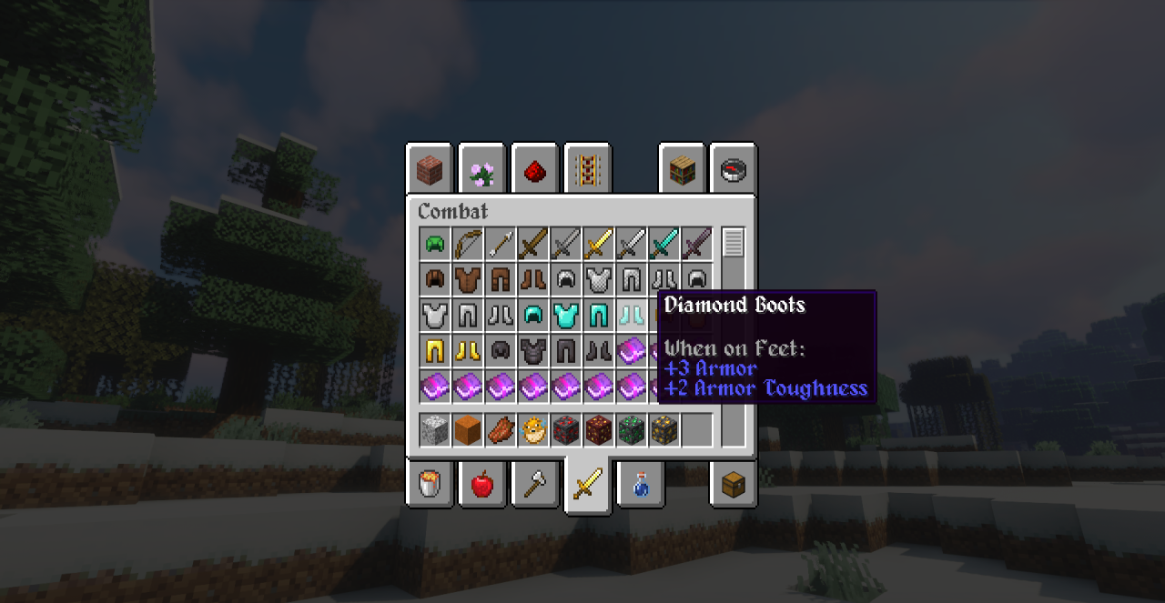 Пример текста в чате Minecraft с использованием шрифта Alagard Font
