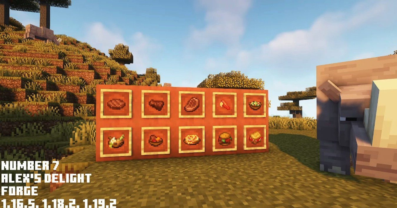 Экзотические мобы из Alex’s Mobs, которые дают новые ингредиенты для готовки