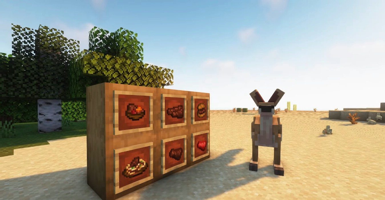 Кухня в Minecraft с модом Alex’s Delight: печь, разделочная доска и другие инструменты