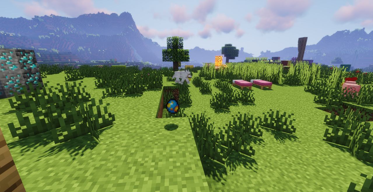 Alfred Chicken в разных биомах Minecraft
