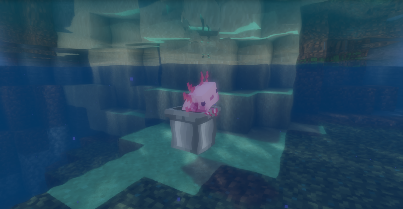 Детализированные рыбы и аксолотли в текстурах Alittl Axolotl & Friends