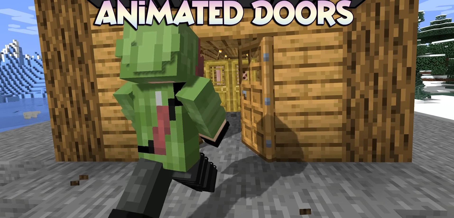 Animated Doors для Minecraft 1.19.4