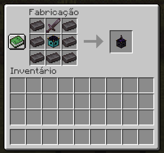 Обсидиановый блок Anti Creeper Block в Minecraft с радиусом защиты 40 блоков