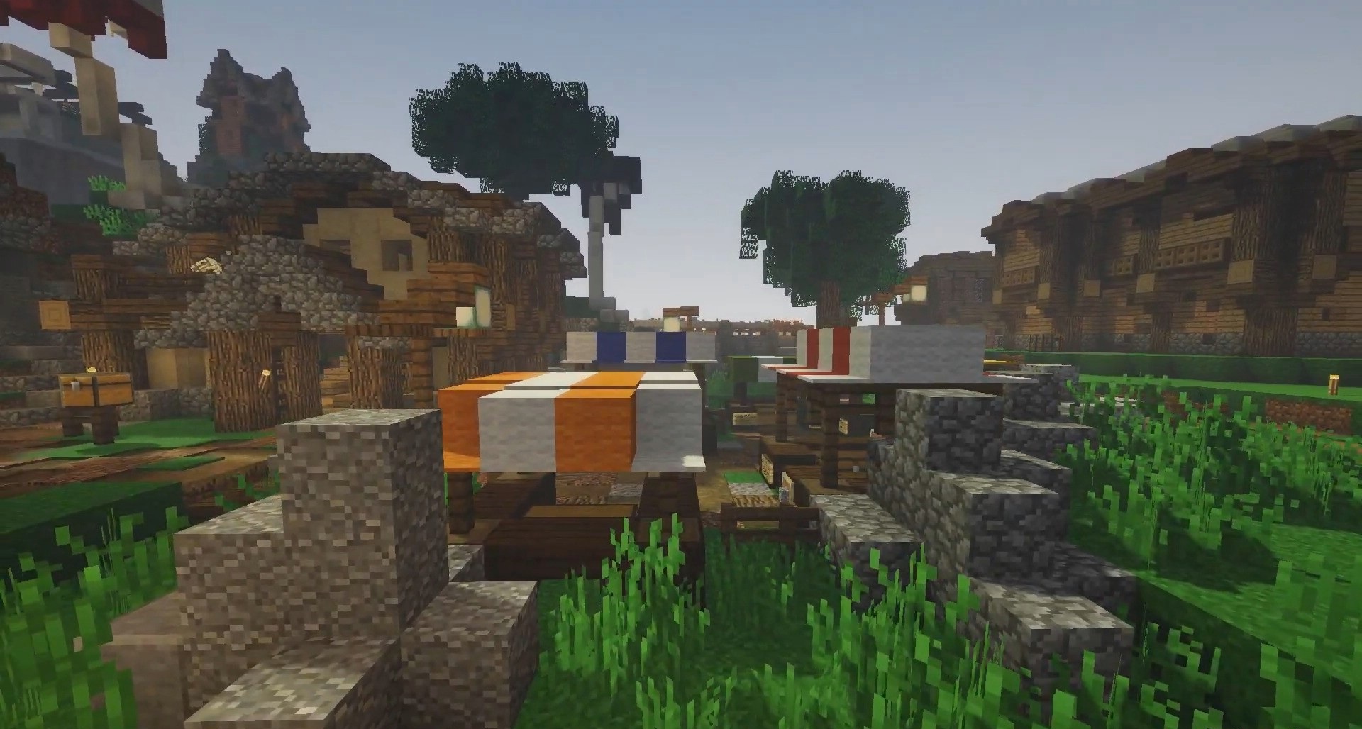 Реалистичные облака и освещение в Minecraft с Apex Shaders
