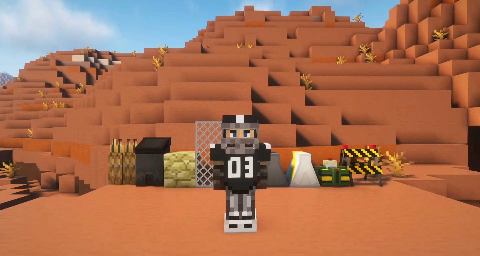 Бой с мутантами в постапокалиптическом Minecraft с модом Apocalypse Now