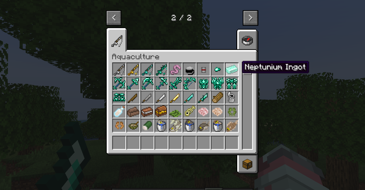 Подводный мир Minecraft с кораллами и рыбами из мода Aquaculture 2