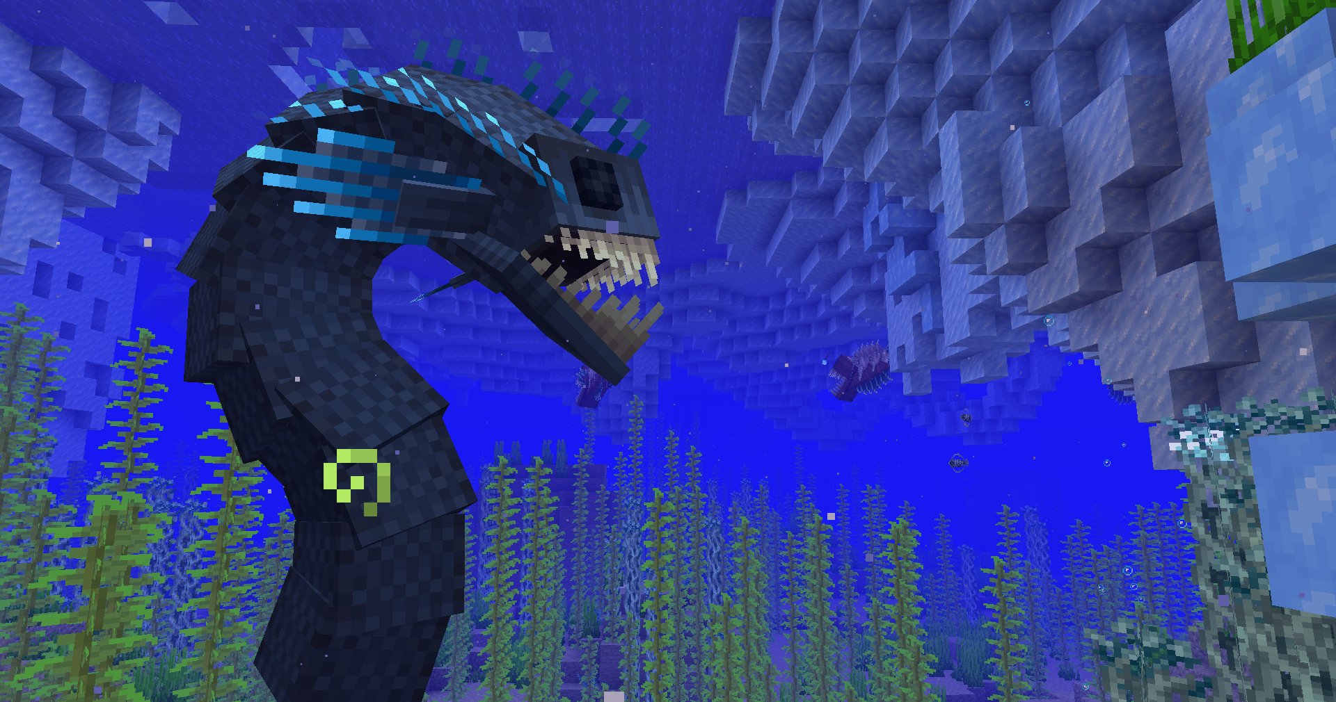 Настройки мода Aquamirae Boss Music Tweaks в меню Minecraft