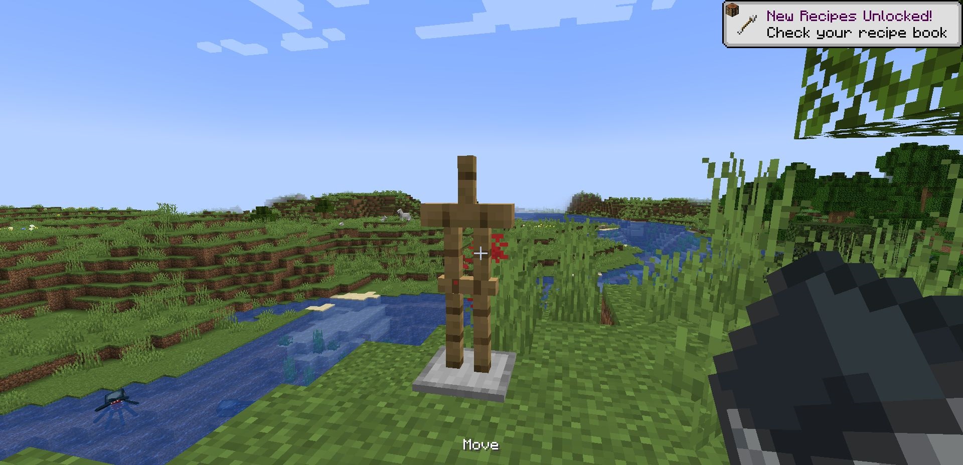 Редактирование позы стенда с доспехами в Minecraft