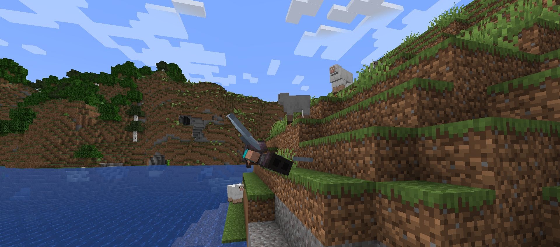 Крафт бронированных элитр в наковальне в Minecraft