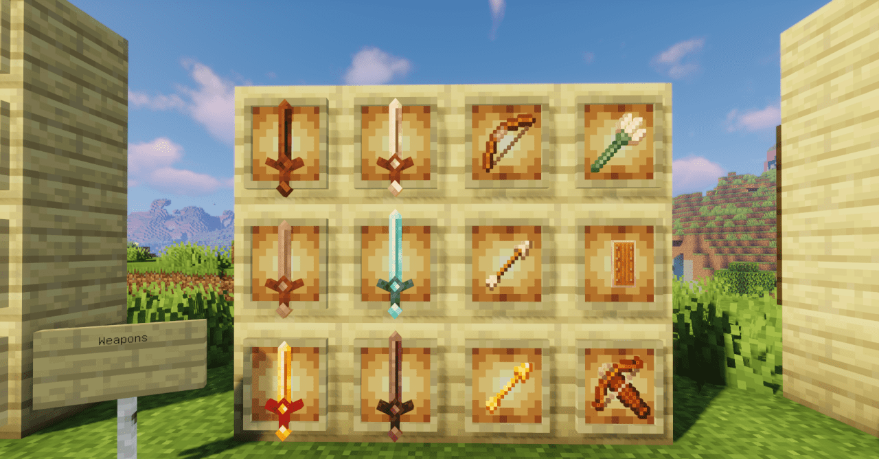Детализированные доспехи из текстур-пака Armory Conglomerate в Minecraft