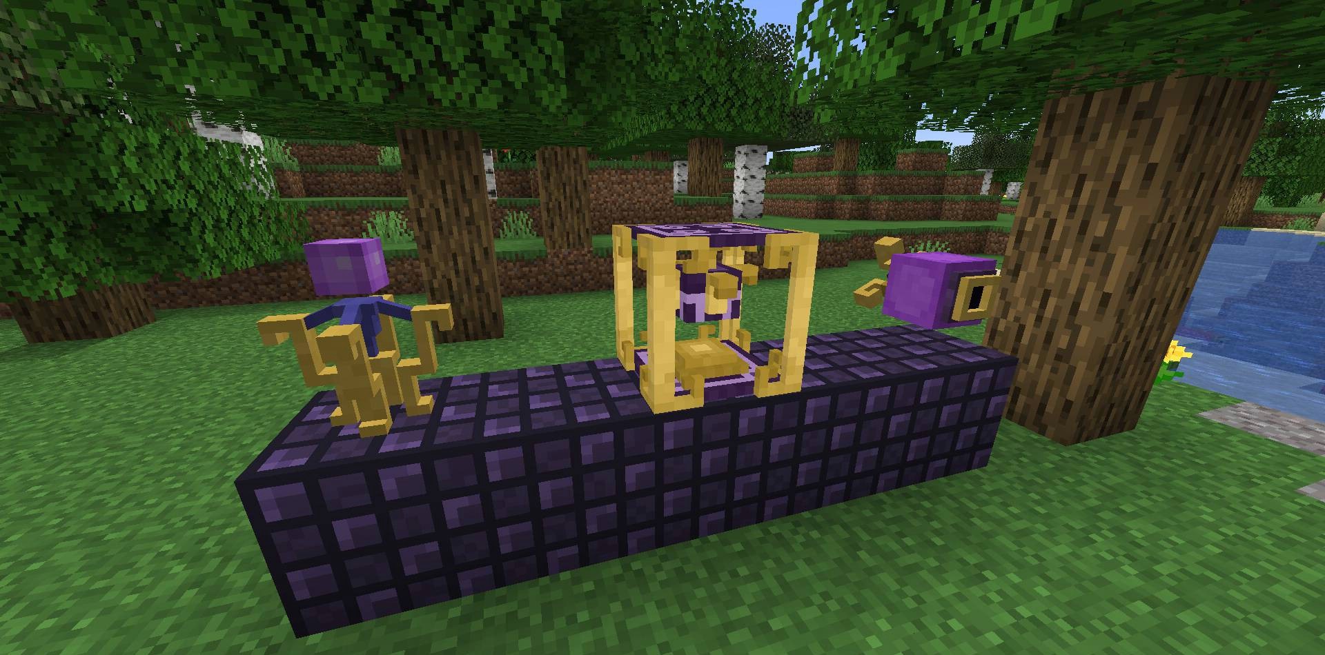 Магический ритуал в Minecraft с использованием мода Ars Nouveau