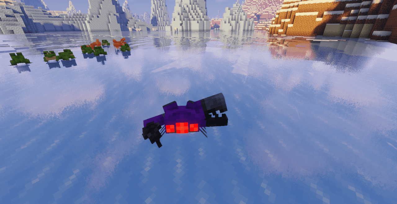 Игровой процесс с модом Assorted Jumping Crabs в разных биомах