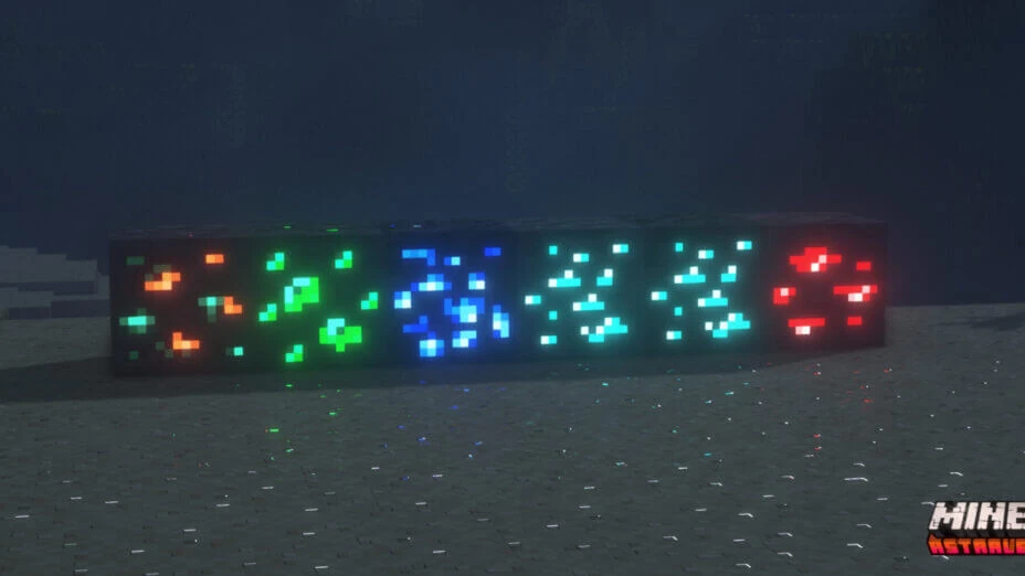 Готовый дом в Minecraft с факелами и сундуками для хранения