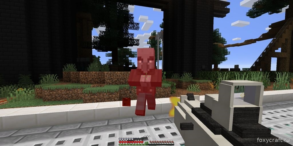 Интерфейс крафта патронов в моде A.V.A для Minecraft